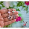 Кулон для двох друзів "Best Friends Герб України. Тризуб 25*15 мм". Колір срібло. Ціна за набір